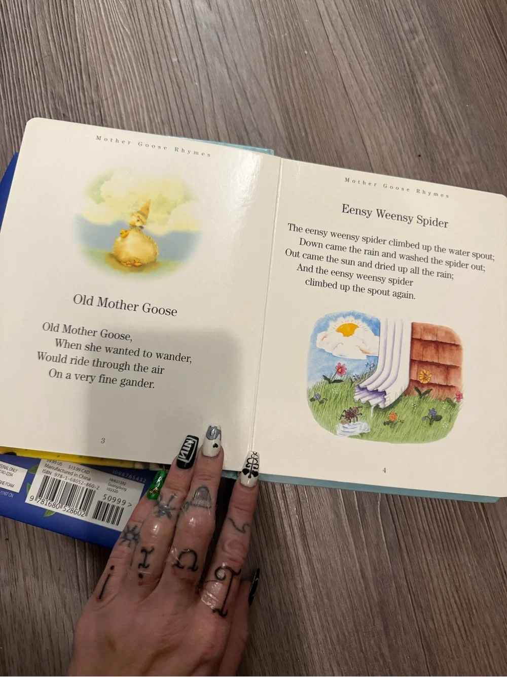 Five Minute Bedtime Stories & Mother Goose book of songs/rhymes